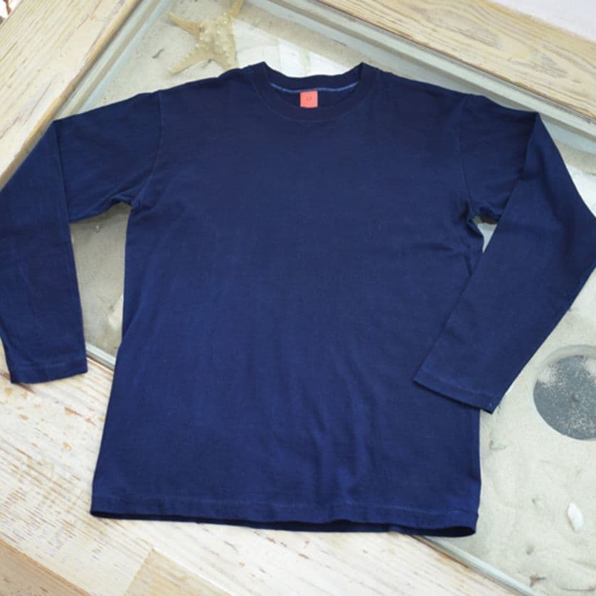 長袖なんど染めTシャツ